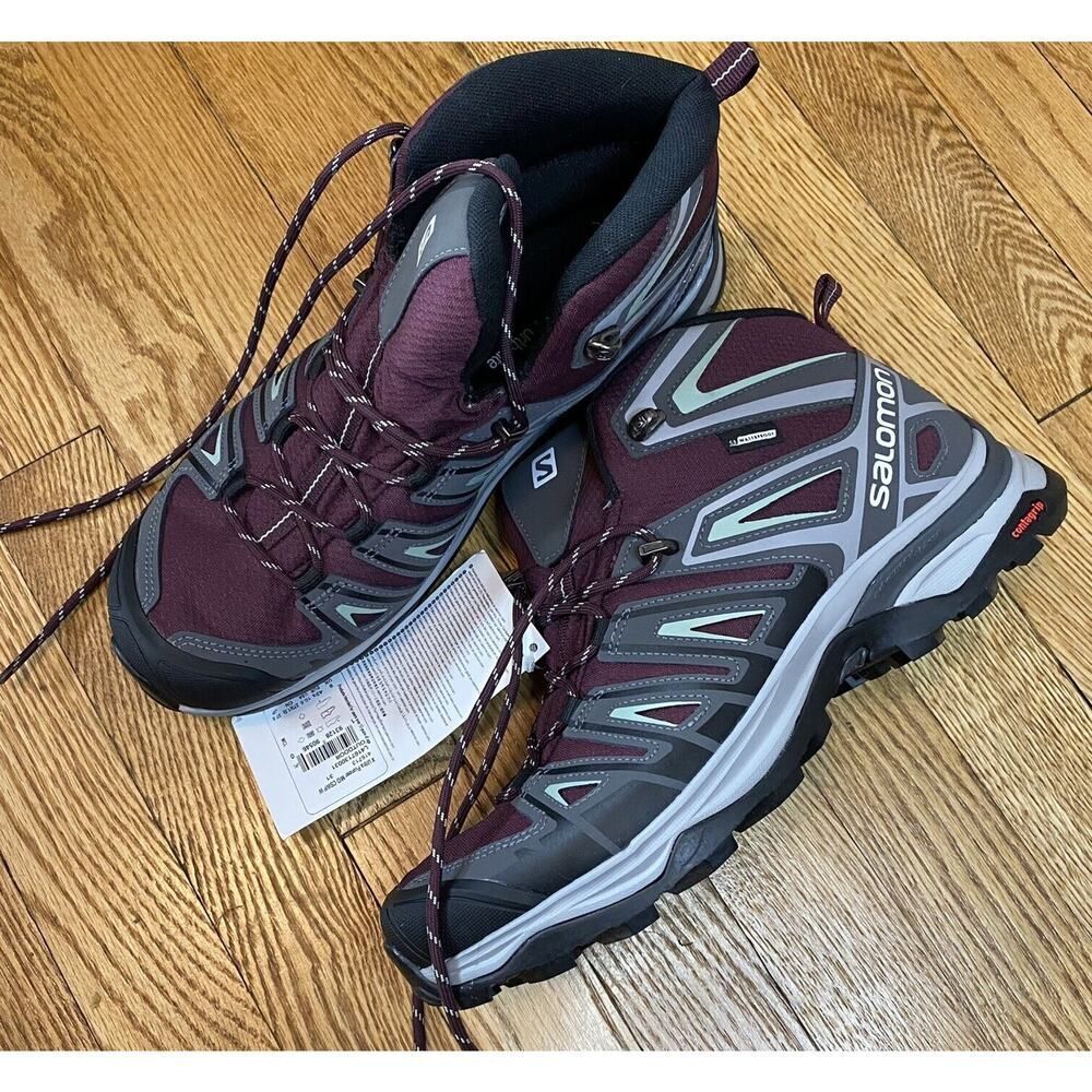Salomon X Ultra Pioneer Mid CSWP Hiking Boots Womens 41673 Women’s 10.5